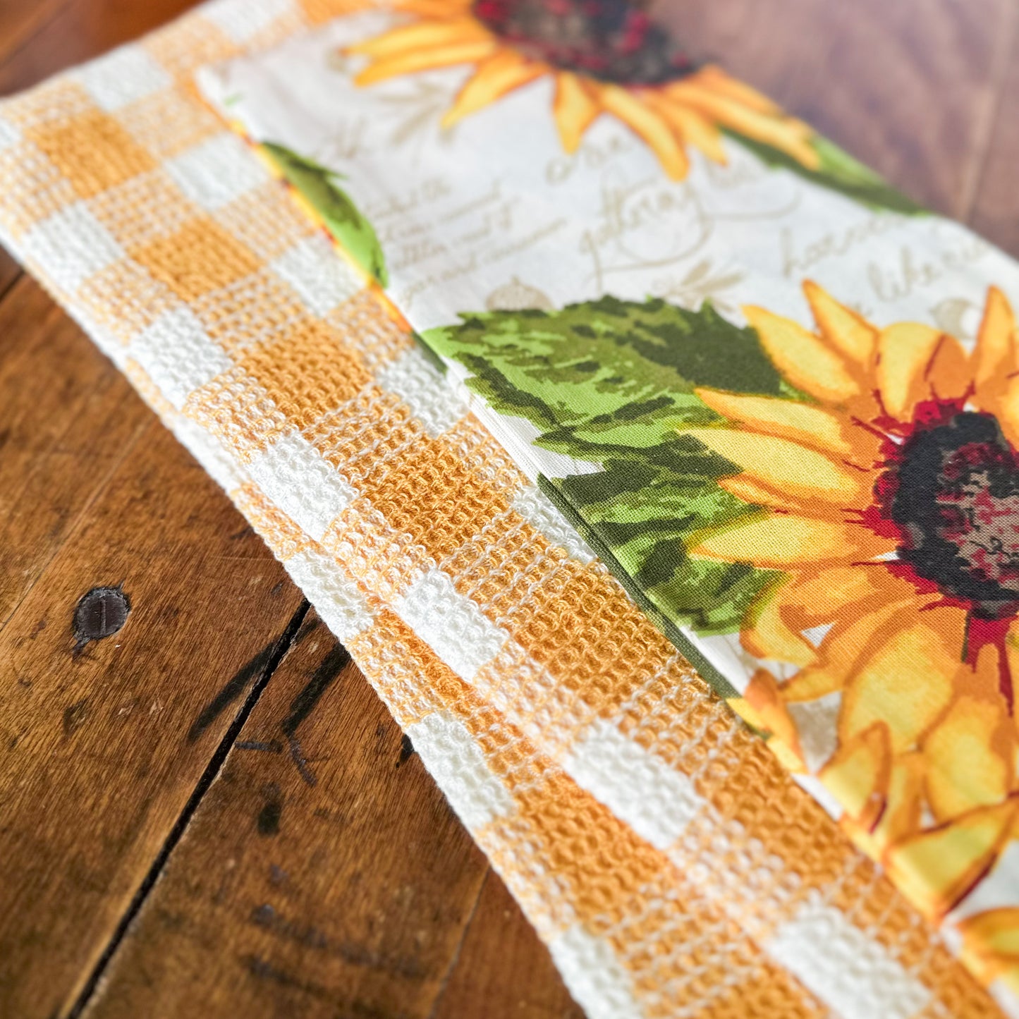 Sunflower and Mustard | Dish Towel Set of 2