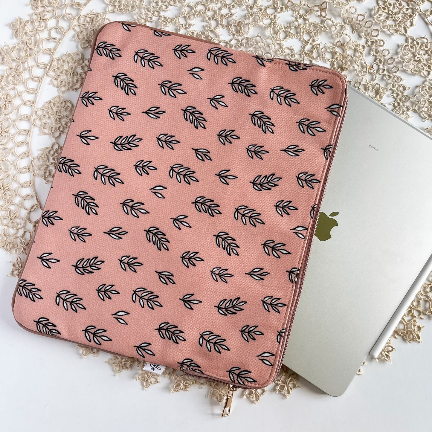 Pink Boho Laptop Sleeve, 2 sizes