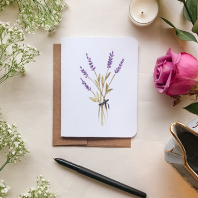 Lavender Greeting Card