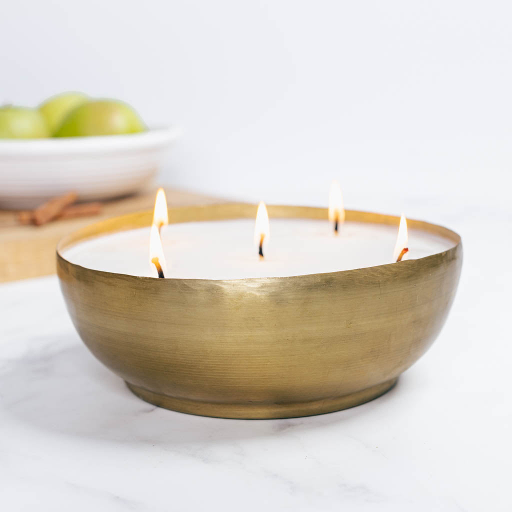 PRE-ORDER | Large 5 Wick Brass Candle