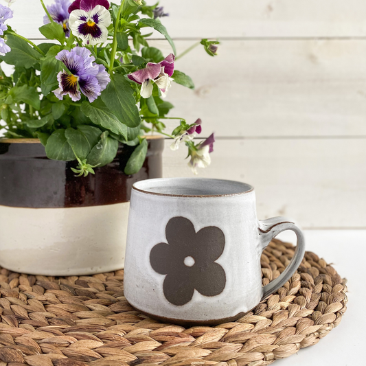 Flower Pottery Mug