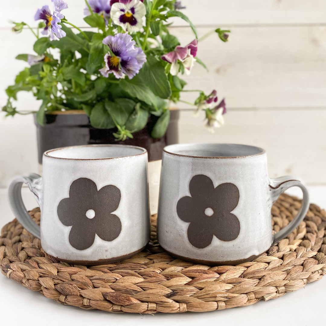 Flower Pottery Mug