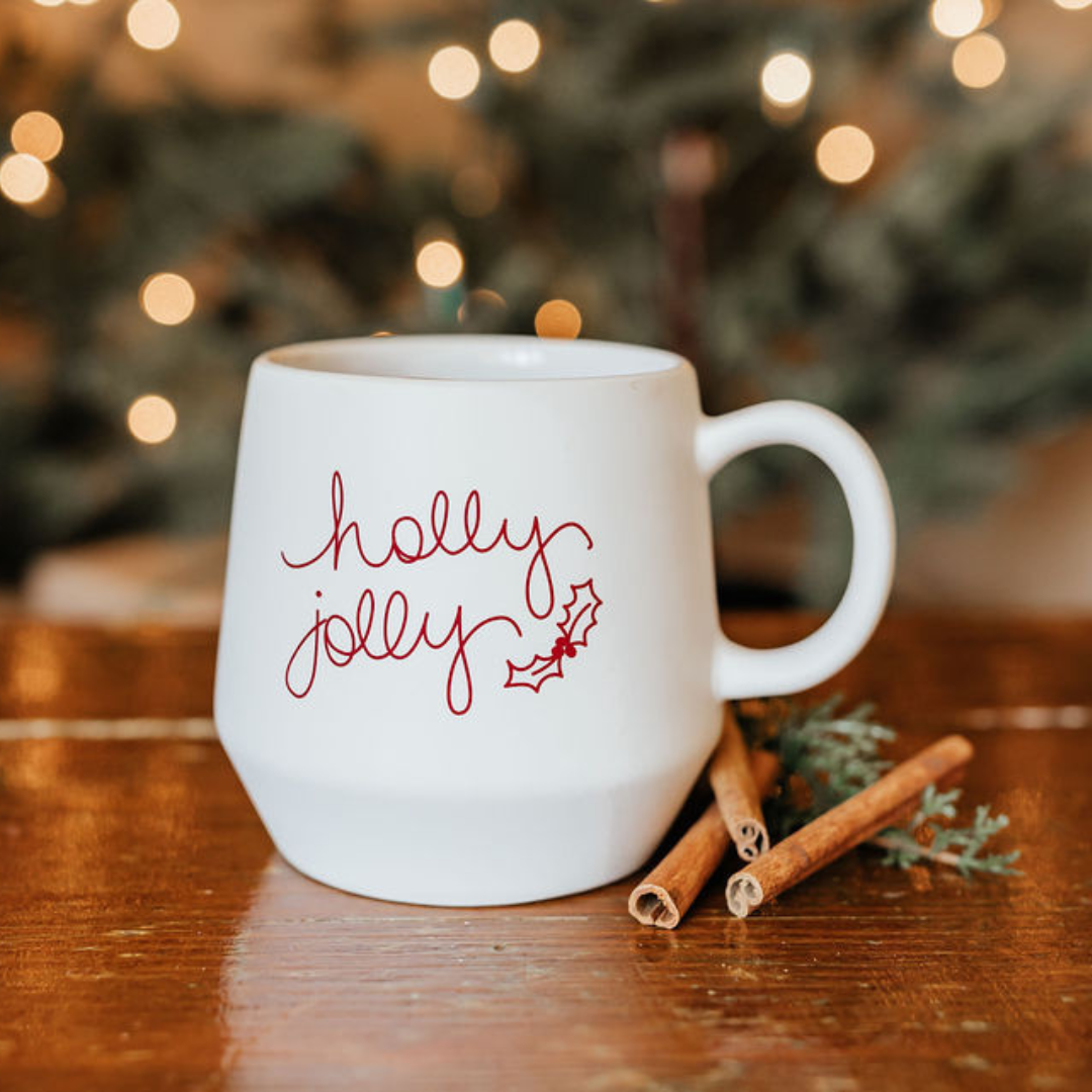 Holly Jolly Mug (16 oz)