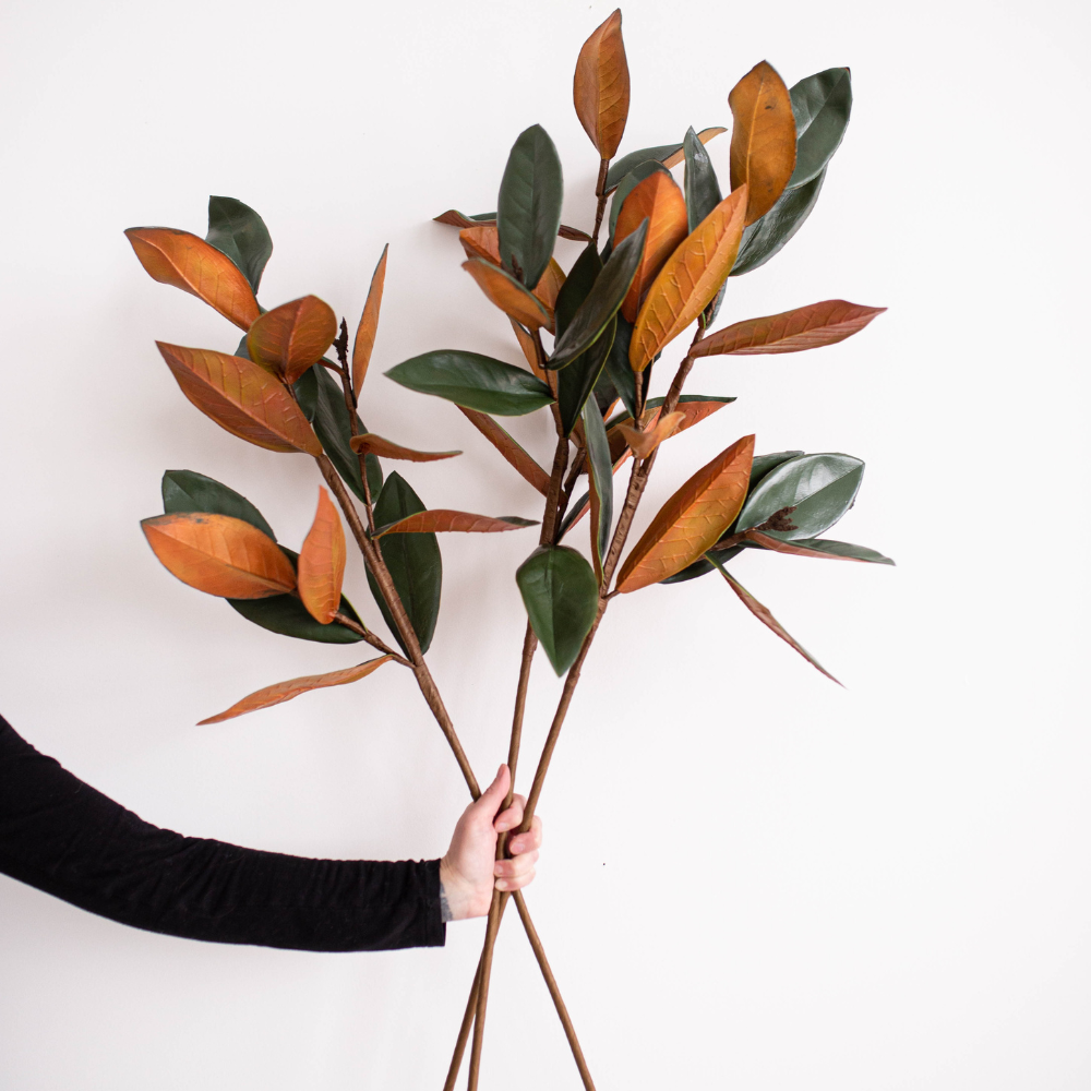 Faux Magnolia Stems | 2 sizes