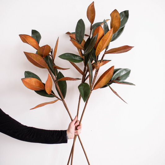 Faux Magnolia Stems | 2 sizes