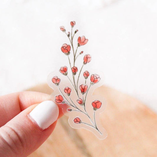 Pink Star Flowers | Sticker