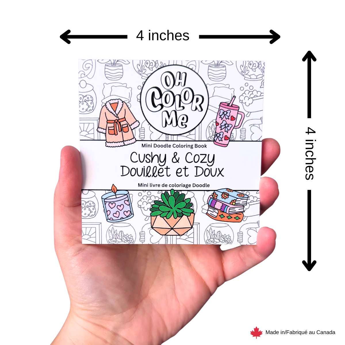 Mini Doodle Colouring Book | Cushy & Cozy | PREORDER