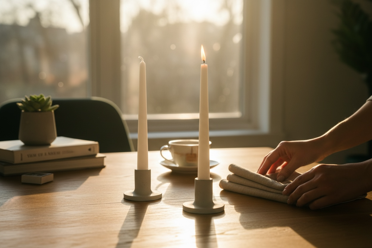 Concrete Candle Stick Holder | Small