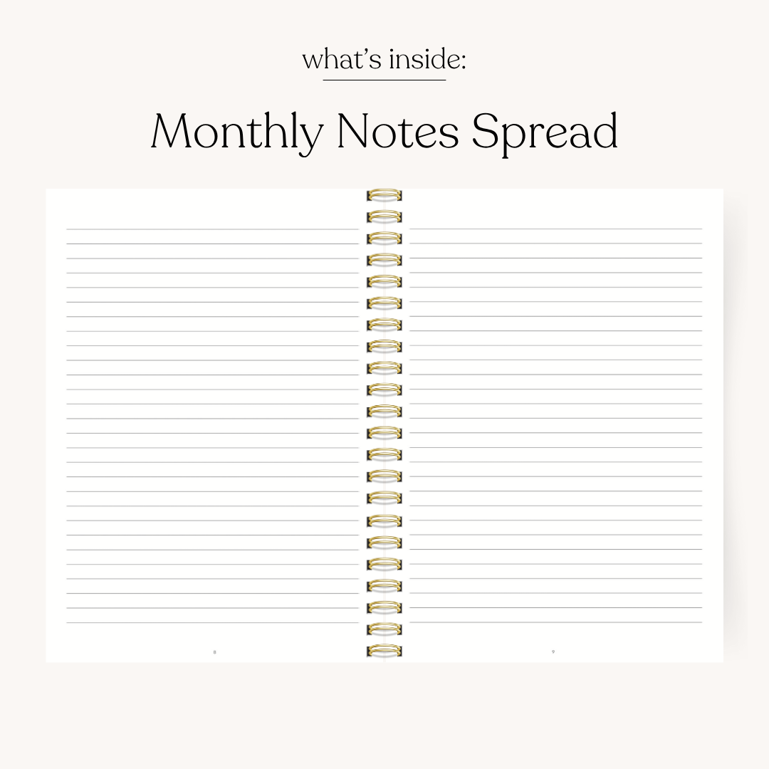 2026 Yearly Planner | Countryside Floral