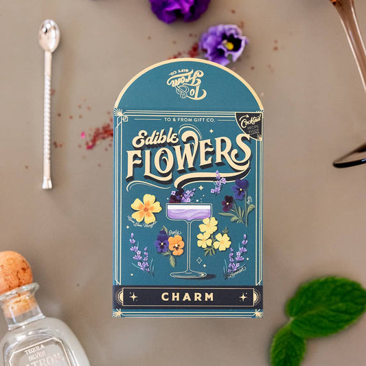 Edible Flowers (Charm) | Seed Packet & Cocktail Recipe