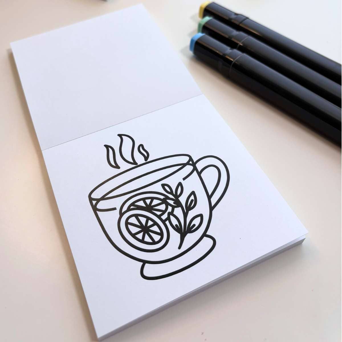 Mini Doodle Colouring Book | Cushy & Cozy | PREORDER