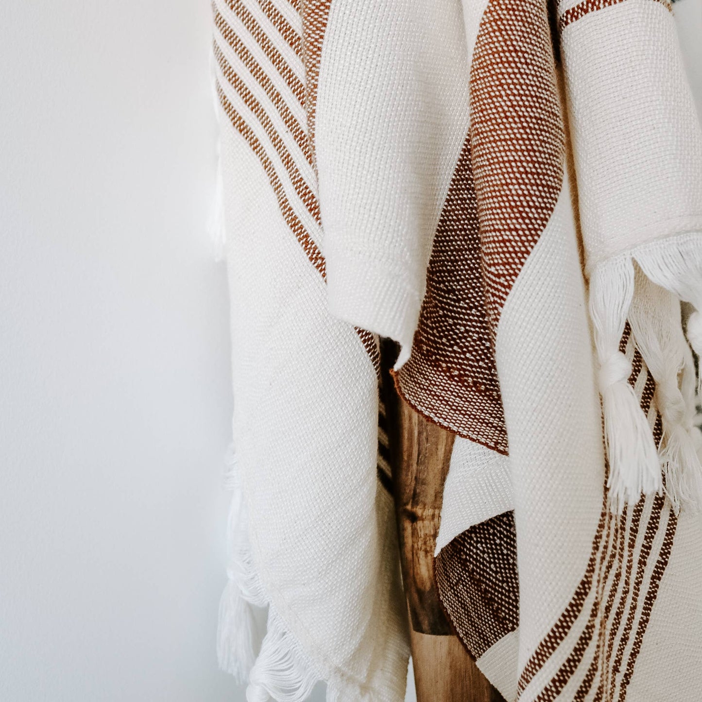 Turkish Cotton Hand Towel | Neutral Brown