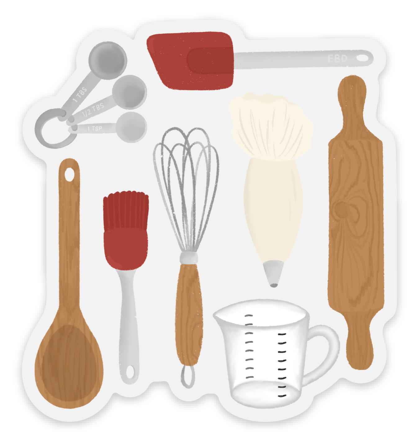 Baking Tools | Clear Sticker