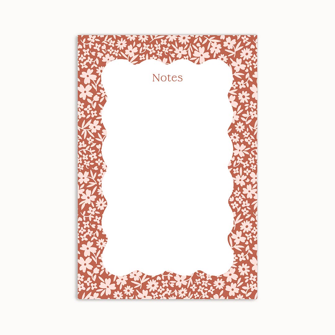 Ditsy Floral Notepad