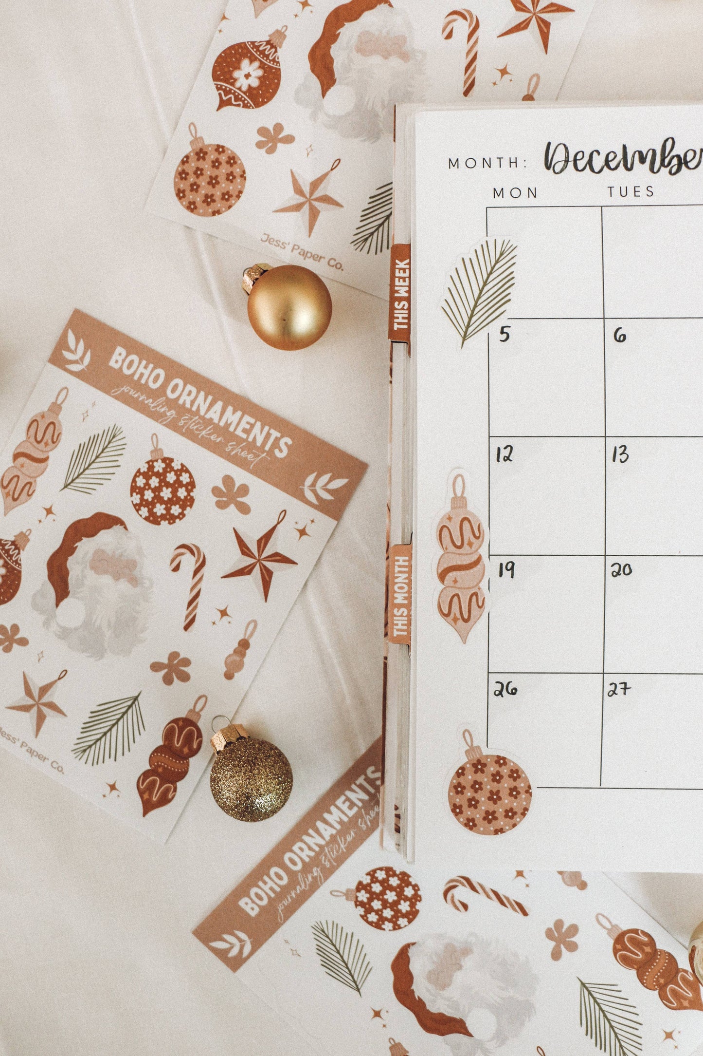 Christmas Journaling Sticker Sheet