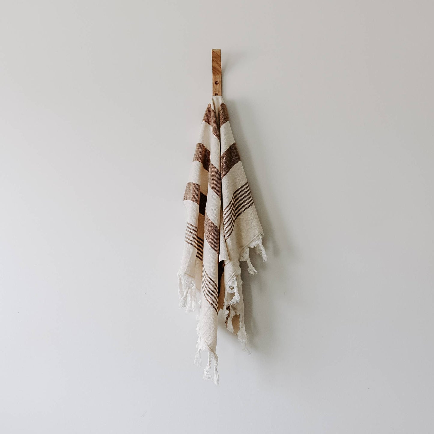 Turkish Cotton Hand Towel | Neutral Brown