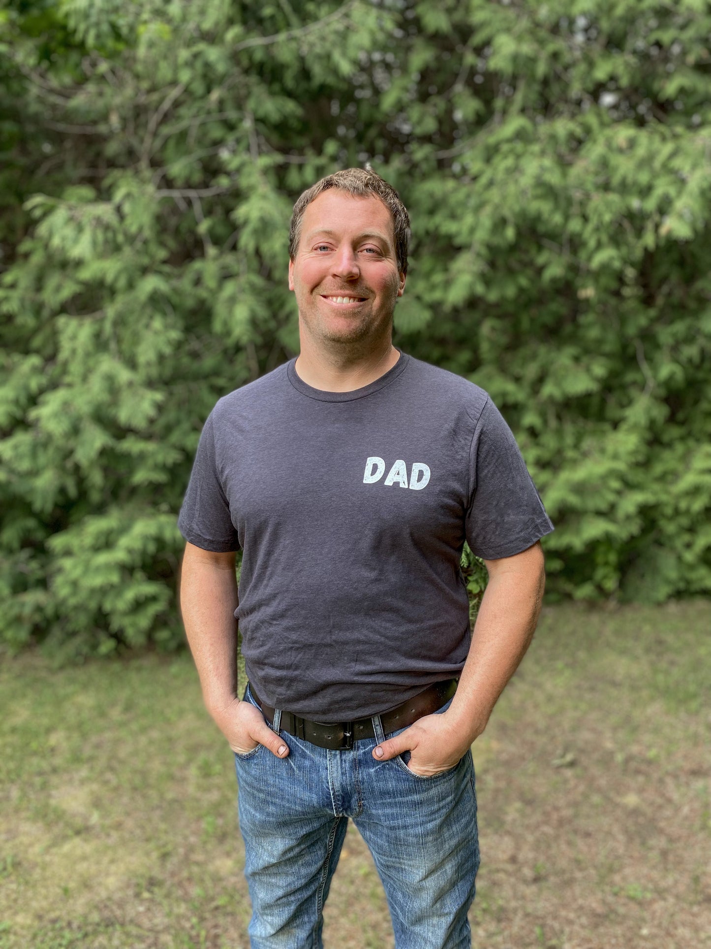Dad Tshirt | Charcoal Grey | Unisex