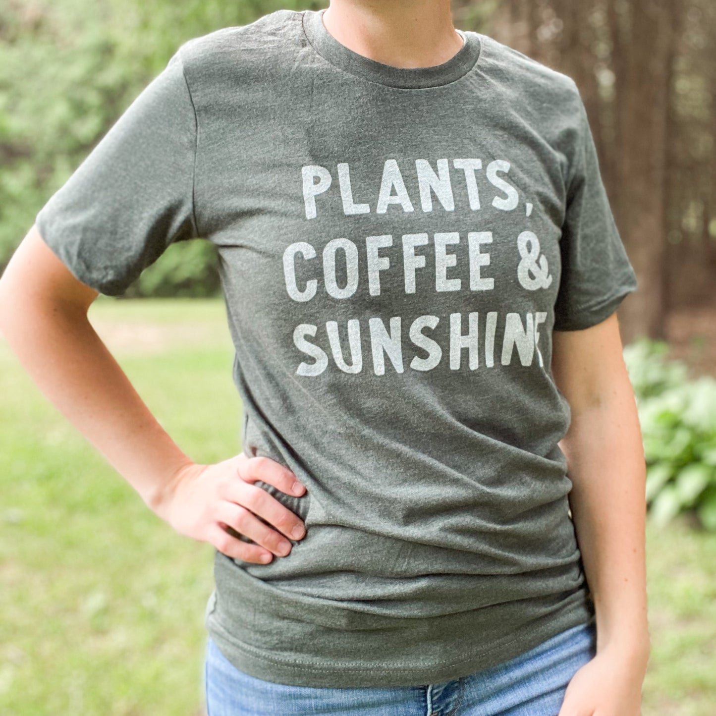 Plants, Coffee & Sunshine Tshirt