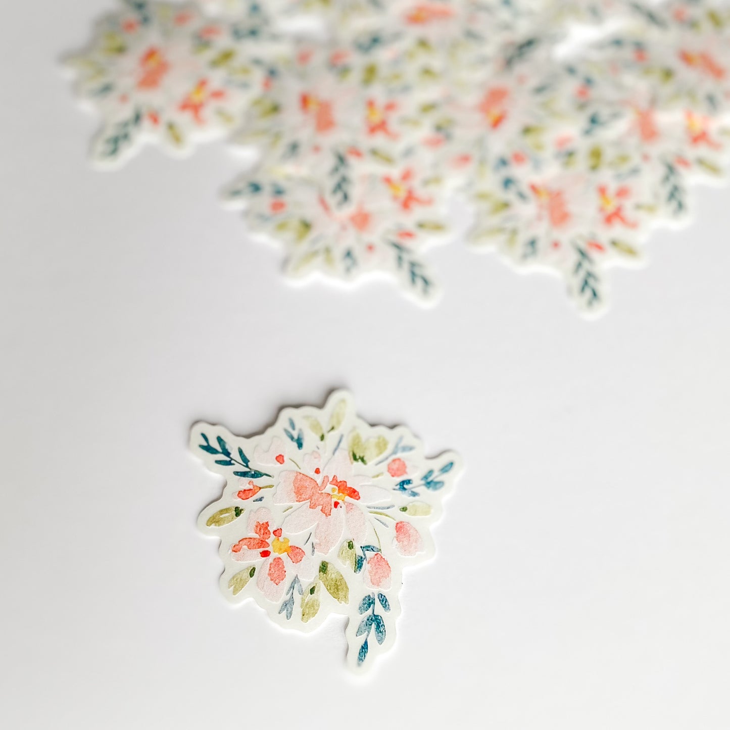 Clear Floral Sticker | Rudie Jo x Amy Rae Maker Collab