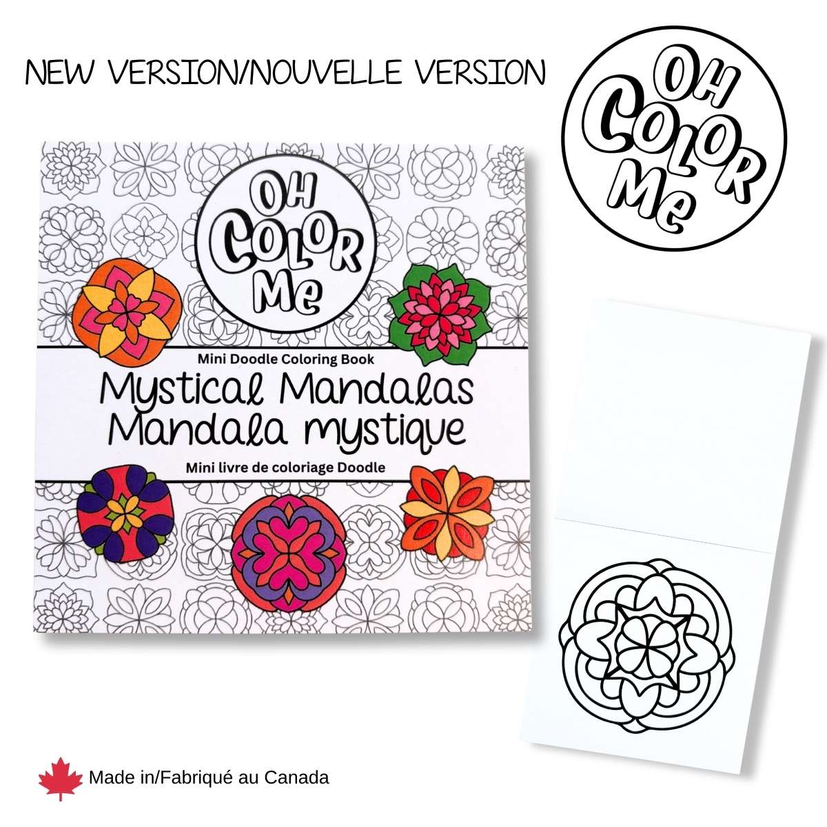 Mini Doodle Colouring Book | Mystical Mandalas