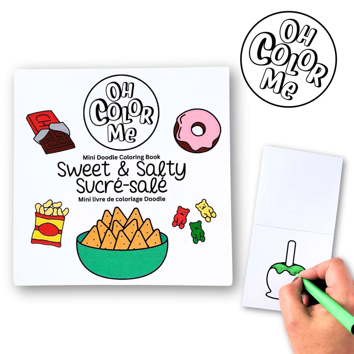 Mini Doodle Colouring Book | Sweet + Salty