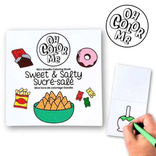 Mini Doodle Colouring Book | Sweet + Salty