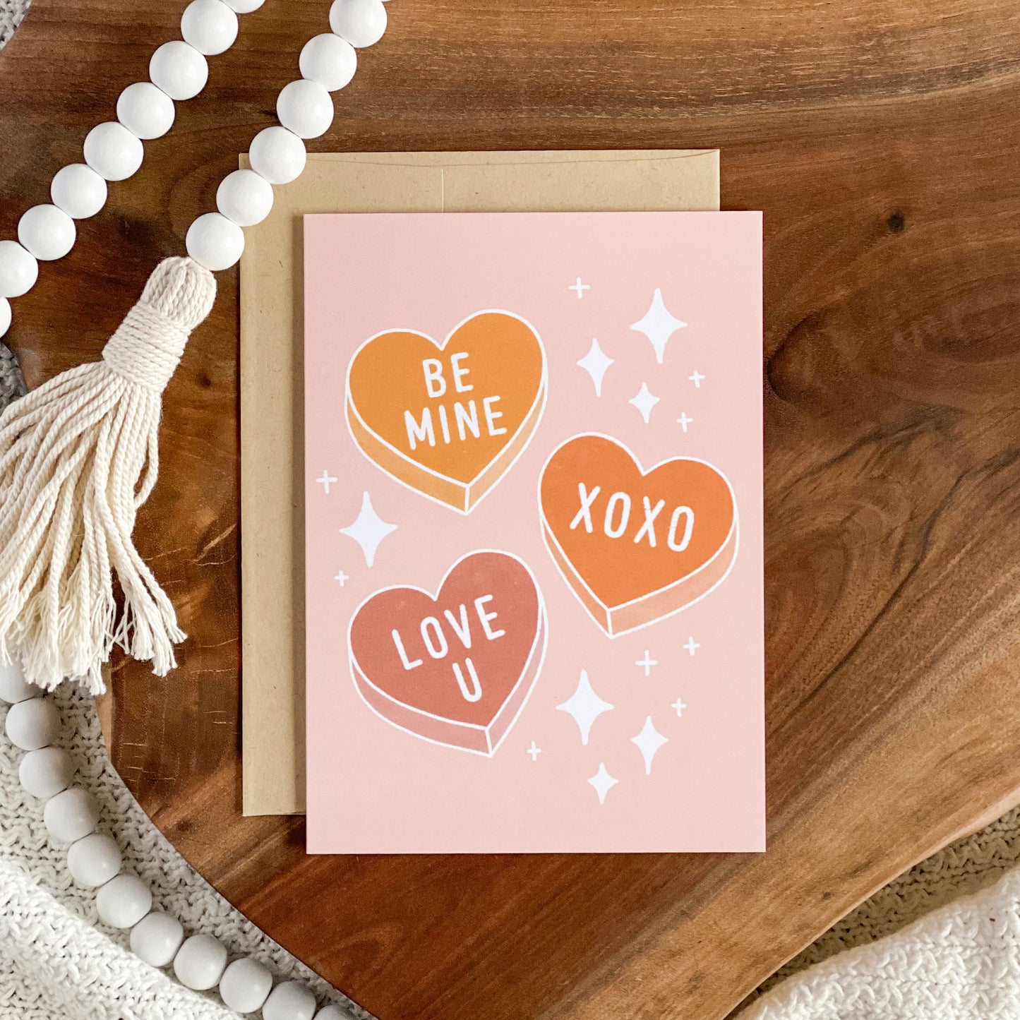 Heart Candies Greeting Card