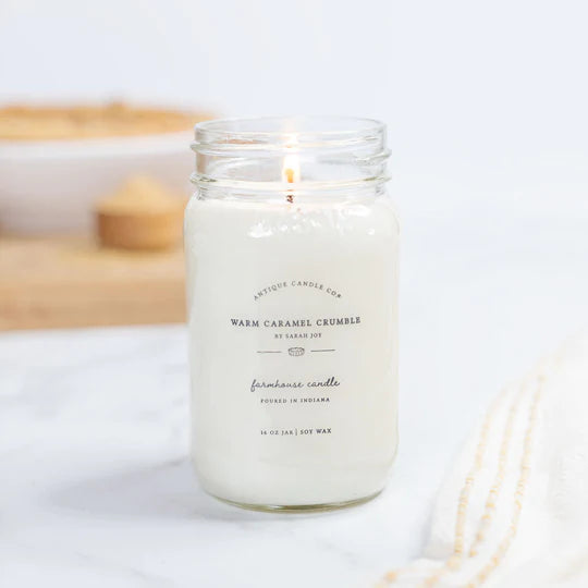 Warm Caramel Crumble Candle | 16 oz. & 8 oz.