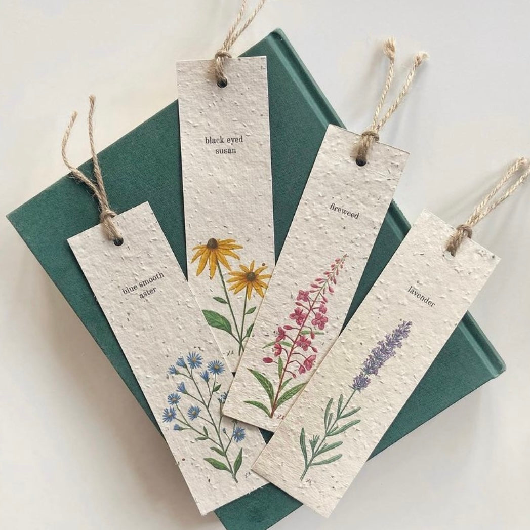 Seed Paper Bookmarks | 4 design options