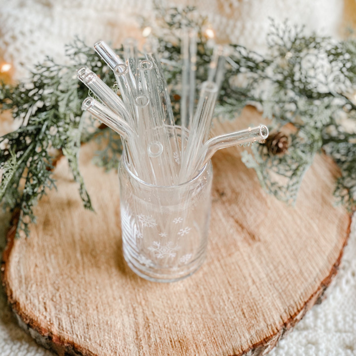 Clear Glass Straws