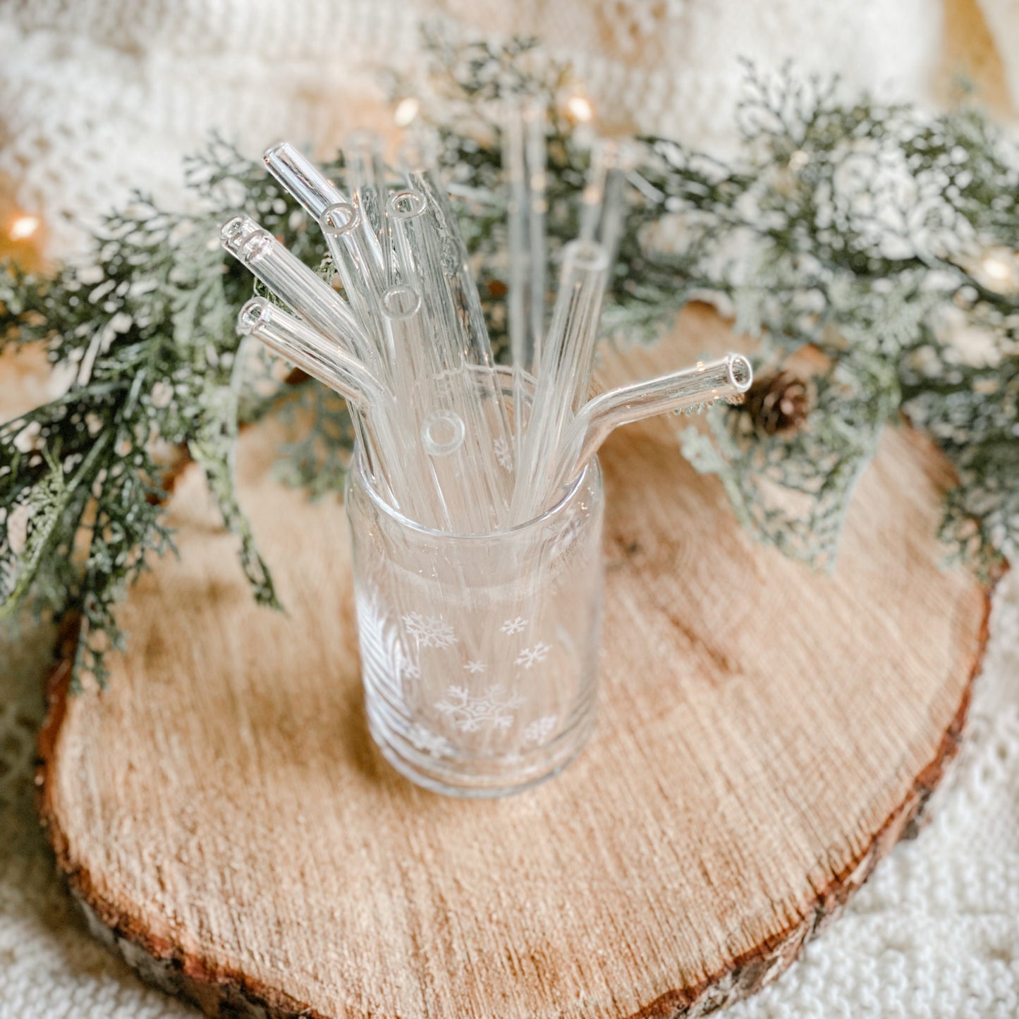 Clear Glass Straws