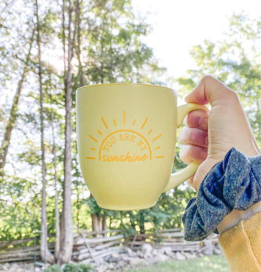 You are my sunshine mug | Yellow | 14 oz.